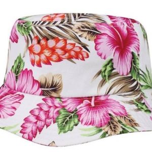 👒White Floral Bucket Hat👒